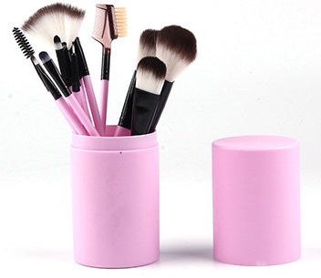 12Pcs Makeup Brush Set for Face & Eyes