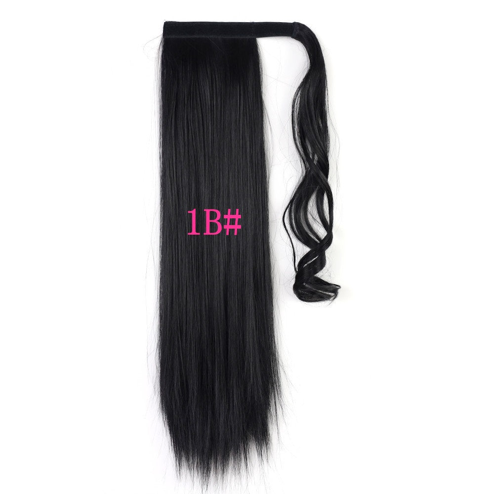 Long Straight Clip-In Ponytail Hair Extension