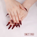 Long Pointed Almond False Nails