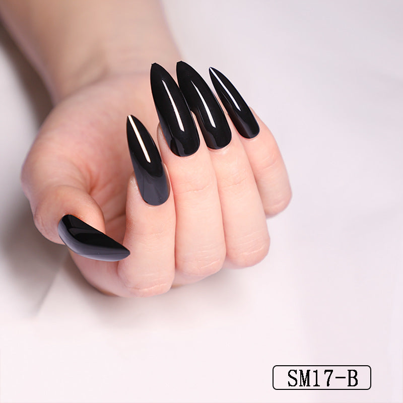 Long Pointed Almond False Nails