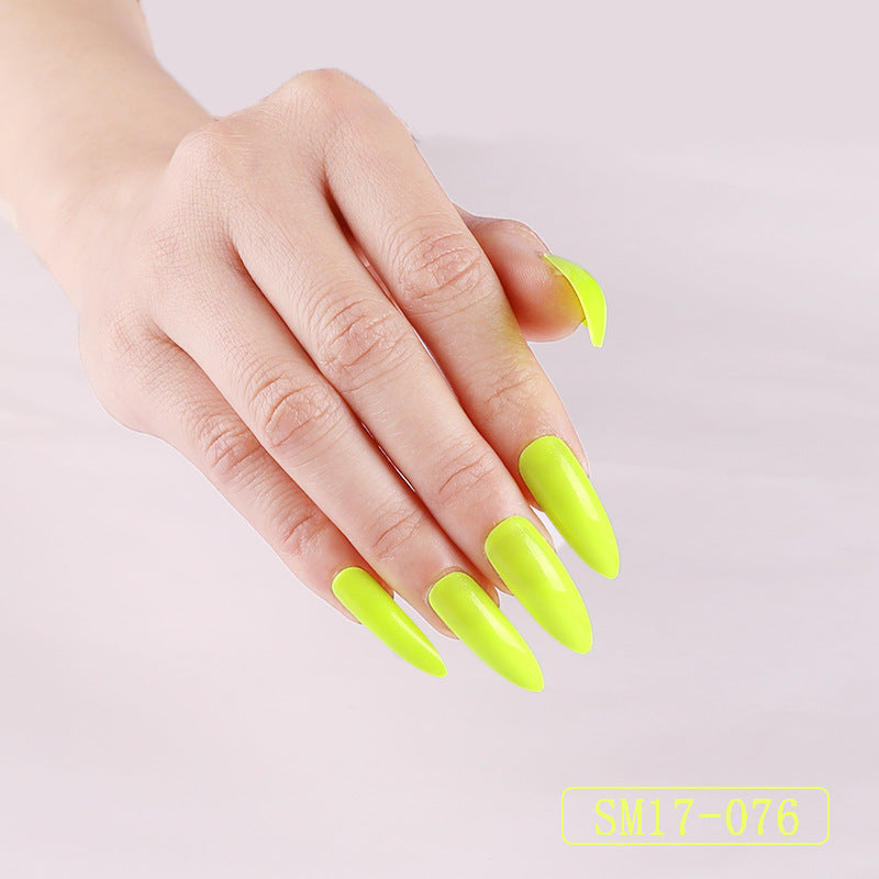 Long Pointed Almond False Nails