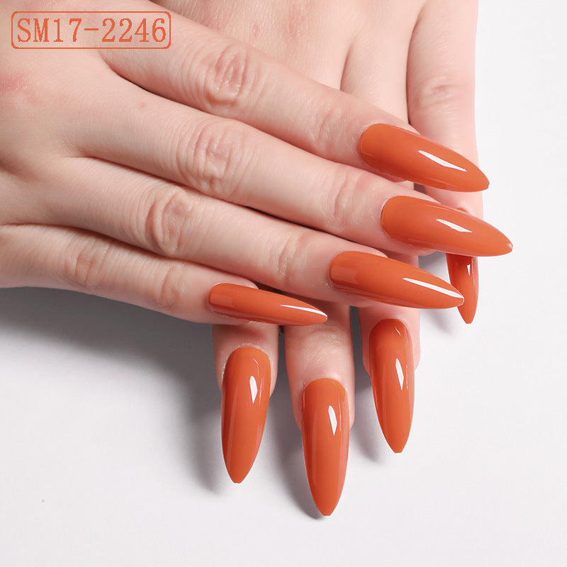 Long Pointed Almond False Nails