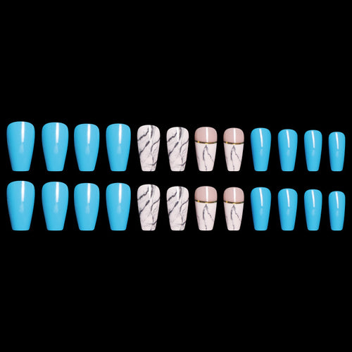 Ballet Coffin Press-On Nails for Women