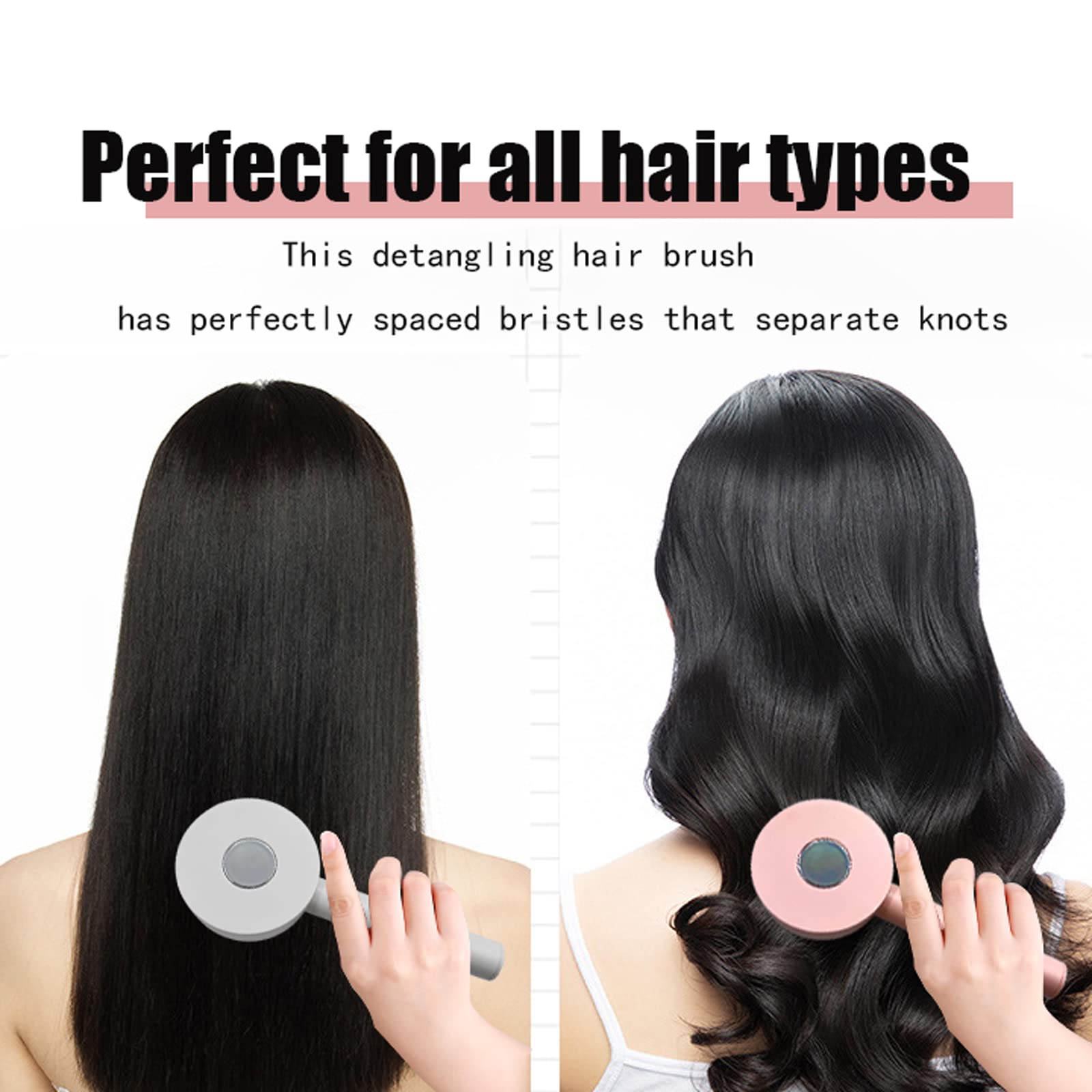 Self-Cleaning Anti-Static Hair Brush for Women