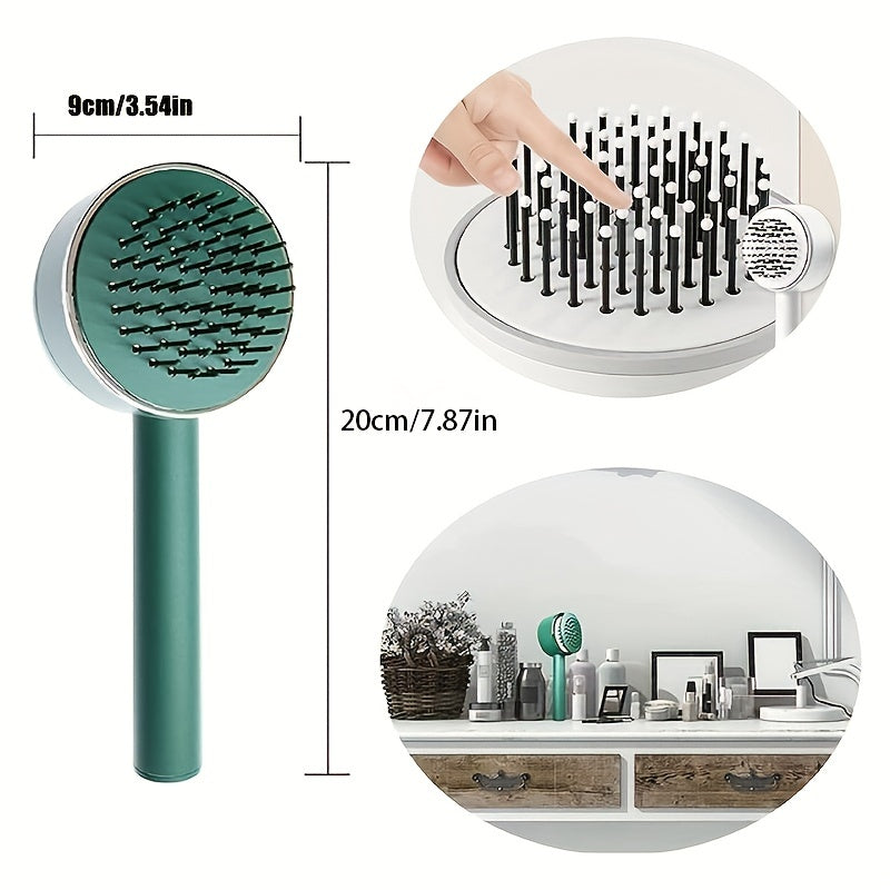 Self-Cleaning Anti-Static Hair Brush for Women