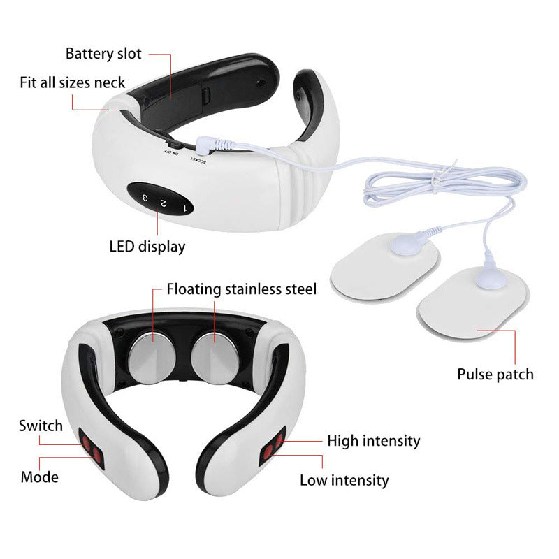 Electric Neck & Back Massager with Heat