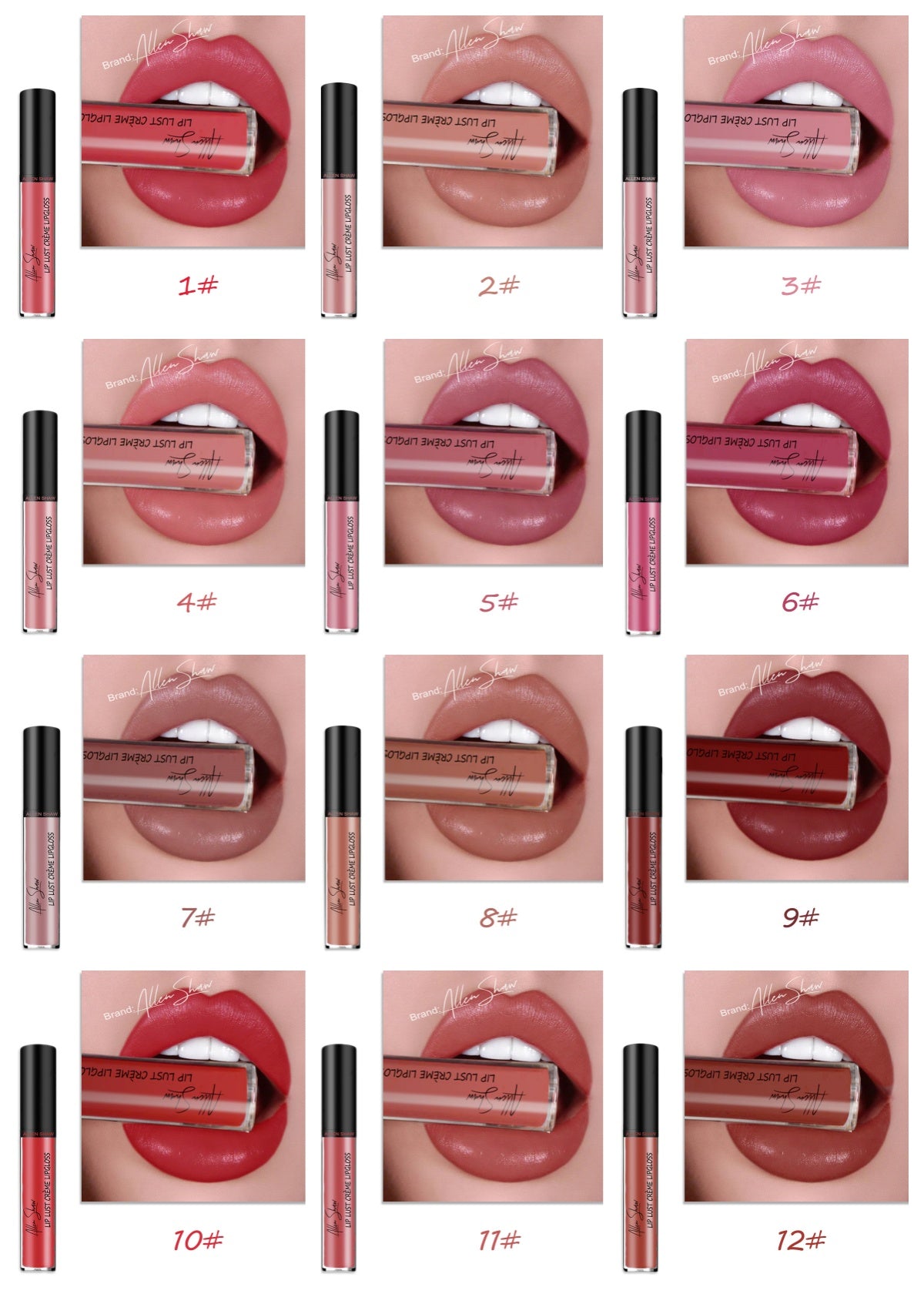Silky Cream Texture Lip Gloss for Glossy Lips