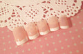 Long French Nail Art Press-On Nails