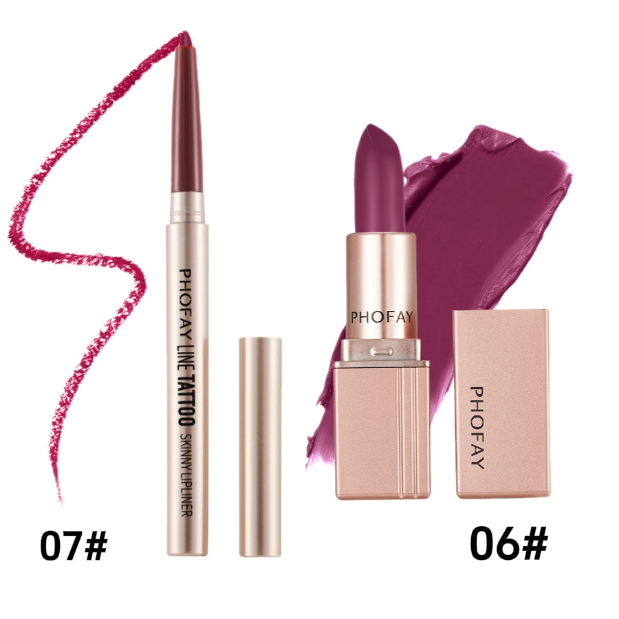 PHOFAY Matte Lipstick for Women