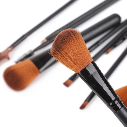 12Pcs Makeup Brush Set for Face & Eyes